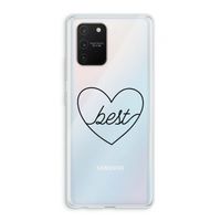 Best heart black: Samsung Galaxy S10 Lite Transparant Hoesje