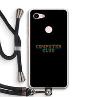 Retro: Pixel 3 XL Transparant Hoesje met koord Retro: Pixel 3 XL Transparant Hoesje met koord