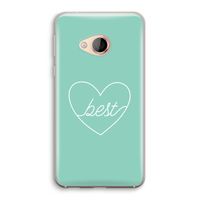 Best heart pastel: HTC U Play Transparant Hoesje