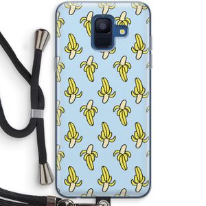 Bananas: Samsung Galaxy A6 (2018) Transparant Hoesje met koord