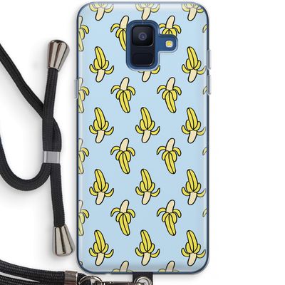 Bananas: Samsung Galaxy A6 (2018) Transparant Hoesje met koord