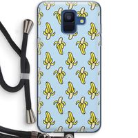 Bananas: Samsung Galaxy A6 (2018) Transparant Hoesje met koord