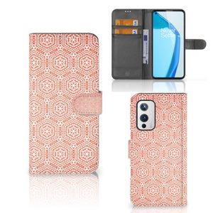 OnePlus 9 Telefoon Hoesje Pattern Orange