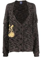 VITELLI cardigan à broderies - Marron