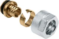 Bonfix Vloerverwarming appendages Adaptor TP 98 || pilaar, knelring en wartel || voor kunststofleidingsysteem 20 x 2,0 - euroconus