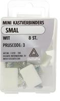 Mini kastverbinder smal wit 8st - Deltafix
