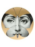 Fornasetti assiette à imprimé photographie et motif papillon - Métallisé - thumbnail