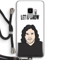 Let It Snow: Samsung Galaxy S9 Transparant Hoesje met koord