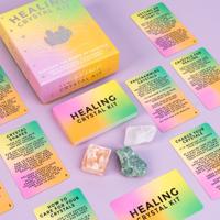 Helende kristallenset met drie stenen