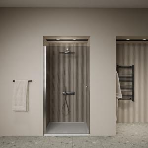 Nisdeur | BWS | Marip | 6 mm | 90x190 cm | Mat Chroom Boss & Wessing