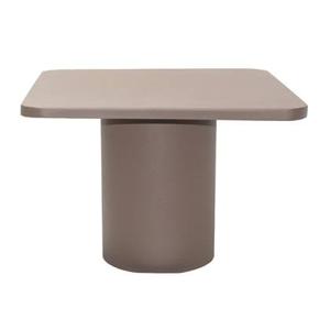 Giga Meubel - Salontafel Vierkant - Taupe Metaal - 50x50x35cm - Mischa