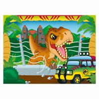 Ravensburger legpuzzel jurassic world explorers - 4 puzzels Ravensburger legpuzzel jurassic world explorers - 4 puzzels
