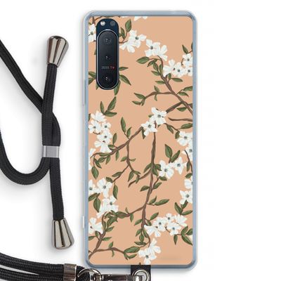 Blossoming spring: Sony Xperia 5 II Transparant Hoesje met koord