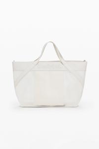 Grote shopper tas van mesh - WHITE - U