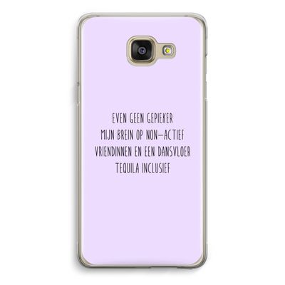 Tequila: Samsung Galaxy A5 (2016) Transparant Hoesje