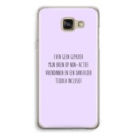 Tequila: Samsung Galaxy A5 (2016) Transparant Hoesje