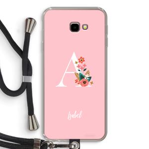 Pink Bouquet: Samsung Galaxy J4 Plus Transparant Hoesje met koord
