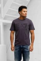 EA7 Emporio Armani 7M000149 T-Shirt Heren Donkergrijs - Maat XS - Kleur: Donkergrijs | Soccerfanshop