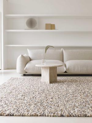 Brink en Campman - Pebble Beach Beige 129801 - 250x350 cm Vloerkleed