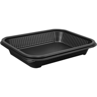 Bak | PP | 650ml | hot Deli Deluxe | 227x177x37mm | grijs | 365 stuks