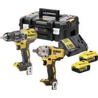 DEWALT DCK2077P2T-QW Accu Combiset 18V XR - Inclusief 2x 5.0Ah Accu, Lader en Koffer