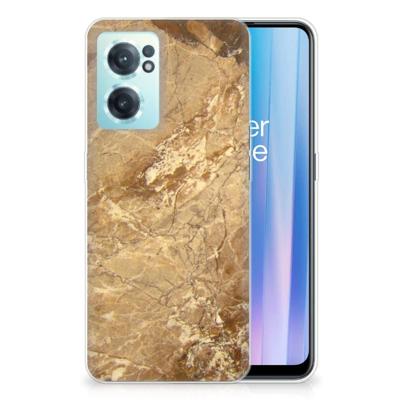 OnePlus Nord CE 2 5G | TPU | Siliconen hoesje | Marmer Creme