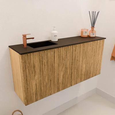 Toiletmeubel Mondiaz Joya | 90 cm | Meubelkleur Oak | Faye wastafel Urban Links | 1 kraangat Toiletmeubel Mondiaz Joya | 90 cm | Meubelkleur Oak | Faye wastafel Urban Links | 1 kraangat