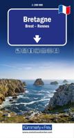 Wegenkaart - landkaart Bretagne / Brest / Rennes | Kümmerly & Frey