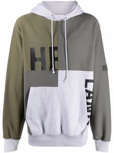 Helmut Lang hoodie à logo imprimé - Gris