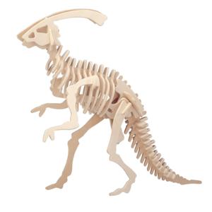 Dinosaurus - bouwpakket - parasaurolophus - hout - 38 x 28 cm - 3D Puzzel