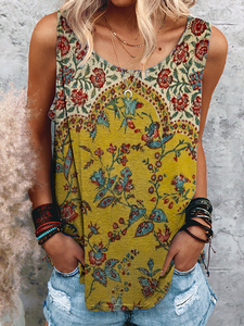 Holiday Sleeveless Boho T-shirt