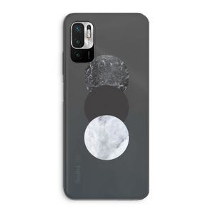 Marmeren cirkels: Xiaomi Redmi Note 10 5G Transparant Hoesje