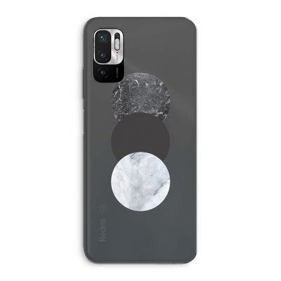 Marmeren cirkels: Xiaomi Redmi Note 10 5G Transparant Hoesje