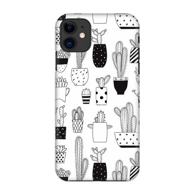 Cactusmotief: Volledig geprint iPhone 11 Hoesje