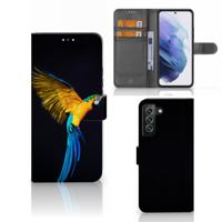 Samsung Galaxy S22 Plus | Telefoonhoesje | Met pasjeshouder | Papegaai