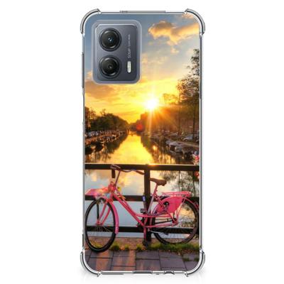 Motorola Moto G53 Telefoonhoesje met valbescherming Amsterdamse Grachten Motorola Moto G53 Telefoonhoesje met valbescherming Amsterdamse Grachten