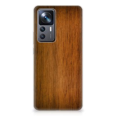 Xiaomi 12T | 12T Pro | Bumper Hoesje | Donker Hout