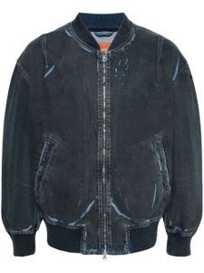 Diesel veste bomber en jean - Bleu