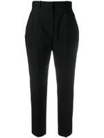 Alexander McQueen pantalon en laine à coupe courte - Noir - thumbnail