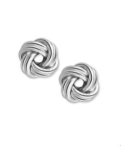 Oorknoppen Knoop zilver