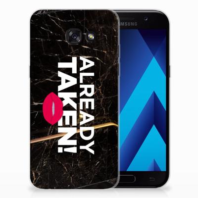 Samsung Galaxy A5 2017 | Siliconen hoesje | met naam Already Taken Black
