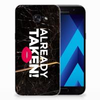 Samsung Galaxy A5 2017 | Siliconen hoesje | met naam Already Taken Black Samsung Galaxy A5 2017 | Siliconen hoesje | met naam Already Taken Black
