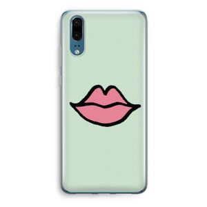 Kusje: Huawei P20 Transparant Hoesje
