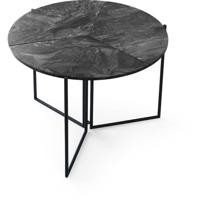Eettafel - YAPRAK - Antraciet - Rond - 4 personen - 100 x 100 x 72 cm