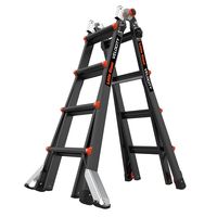 Altrex Black Pro Velocity | 4x4 Sporten | Telescopische vouwladder - 503944 - thumbnail