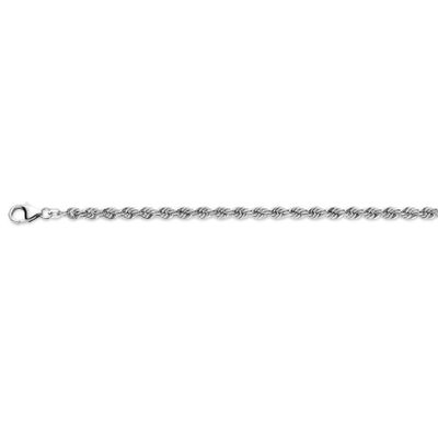 Ketting Koordschakel massief zilver 4,0 mm