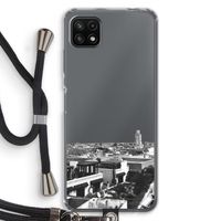 Marrakech Skyline : Samsung Galaxy A22 5G Transparant Hoesje met koord