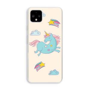 Vliegende eenhoorn: Pixel 4 XL Transparant Hoesje