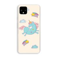 Vliegende eenhoorn: Pixel 4 XL Transparant Hoesje Vliegende eenhoorn: Pixel 4 XL Transparant Hoesje