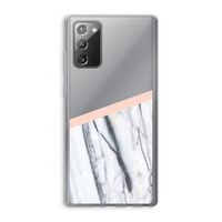 A touch of peach: Samsung Galaxy Note 20 / Note 20 5G Transparant Hoesje